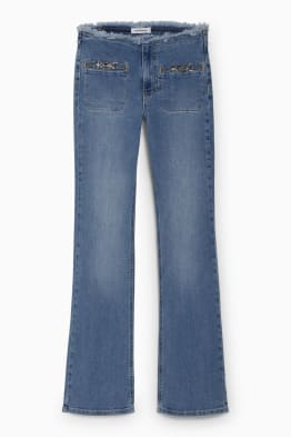 CLOCKHOUSE - flared jeans - vita media