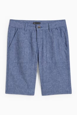 Bermudas - Leinen-Mix