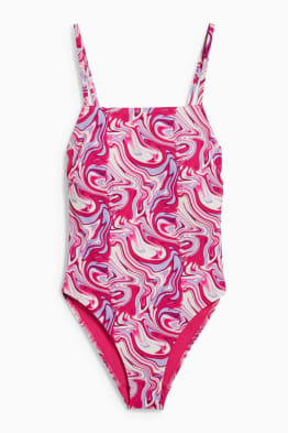CLOCKHOUSE - jednodílné dámské plavky s brazilským střihem - s vycpávkami - se vzorem