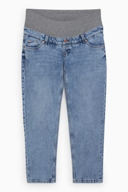 Těhotenské džíny - tapered jeans - LYCRA®