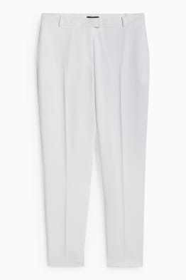 Business trousers - mid-rise waist - regular fit