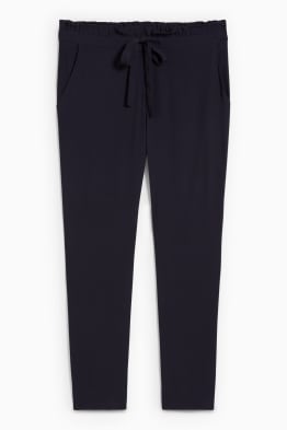 Stoffhose - High Waist - Tapered Fit