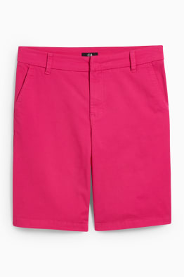 Basic-bermuda - mid waist