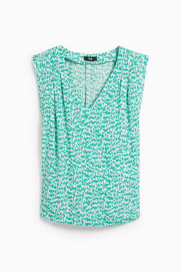 Basic blouse top - patterned
