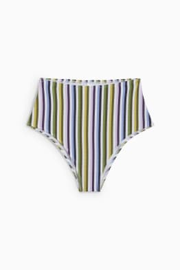 Bikini bottoms - high waist - LYCRA® XTRA LIFE™ - striped
