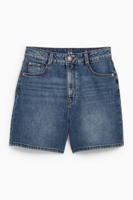 Denim shorts - low-rise waist - LYCRA®