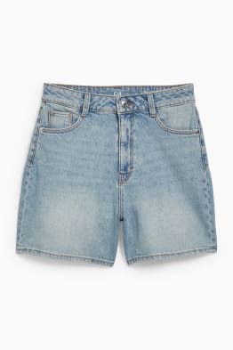 Shorts di jeans - vita alta - LYCRA®