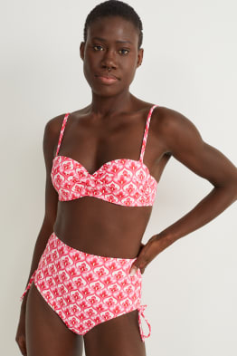 Bas de bikini - high waist - LYCRA® XTRA LIFE™ - à fleurs