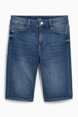 Jeans-Bermudas - Mid Waist - Jog Denim - LYCRA®