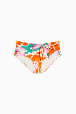 Calces de biquini - mid waist - LYCRA® XTRA LIFE™ - de flors