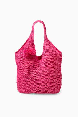 Bolso shopper de paja