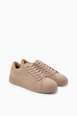 Trainers - faux suede