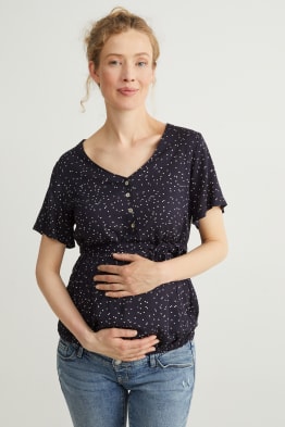 Nursing blouse - polka dot