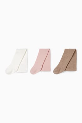 Lot de 3 paires - collants pour bébé