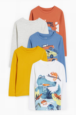 Multipack 5er - Langarmshirt