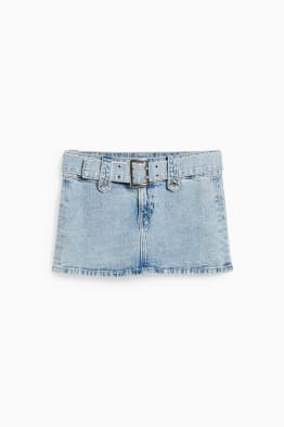 CLOCKHOUSE - minijupe en jean avec ceinture