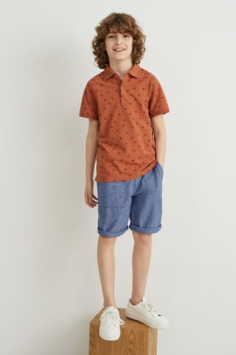 Bermudas - Leinen-Mix