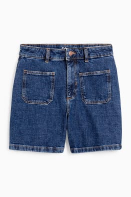 Shorts di jeans - vita alta - LYCRA®