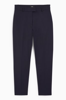 Pantalons formals - mid waist - slim fit - Mix & Match