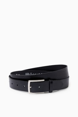 Leather belt