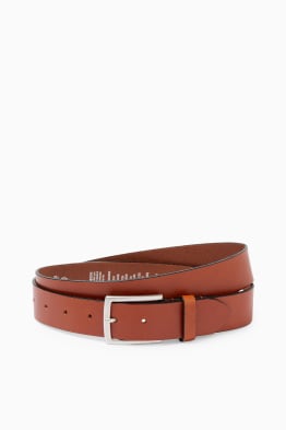 Leather belt