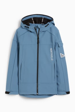 Chaqueta softshell de nino aislante y moderna en C A