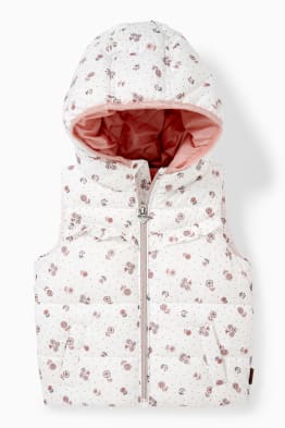 Baby-Steppweste mit Kapuze