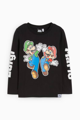 Super Mario Bros. - tricou cu mânecă lungă