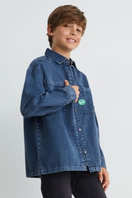Camisa blanca niño c&a outlet