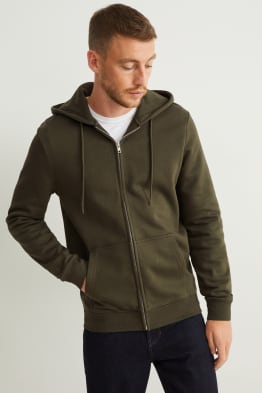 Sweat zippé à capuche