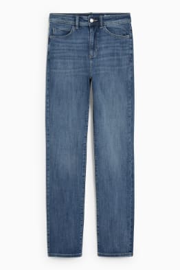 Straight jeans - vita alta