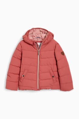 Quilted jacket with hood