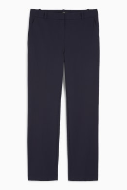 Pantalon de bureau - mid-waist - coupe droite - Mix & Match