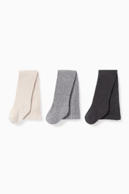 Lot de 3 paires - collants pour bébé