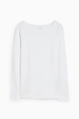 Basic-Langarmshirt