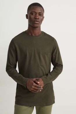 Camisetas manga top larga hombre c&a
