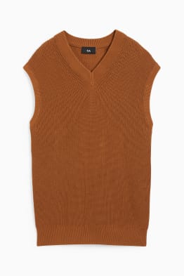 Trui zonder mouwen heren top