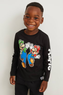 Super Mario Bros. - tricou cu mânecă lungă