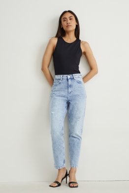 Mom jean - high waist - LYCRA®