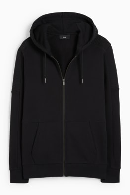 Zip-through hoodie