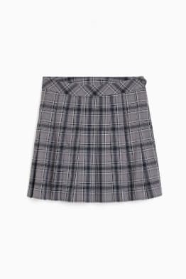 CLOCKHOUSE - spódnica mini - w kratę