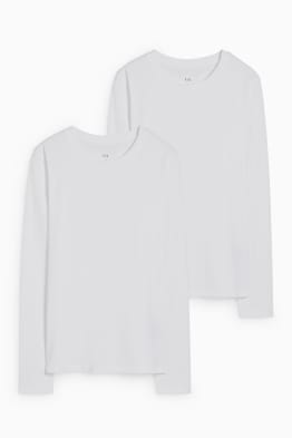 Multipack 2er - Basic-Langarmshirt