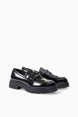 Loafers - faux leather