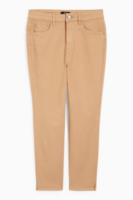 Trousers - high waist - slim fit - LYCRA®