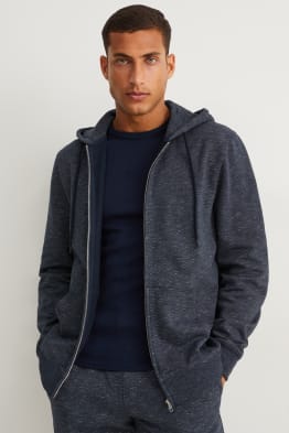 Zip-through hoodie