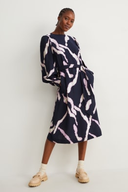 A-line dress - patterned