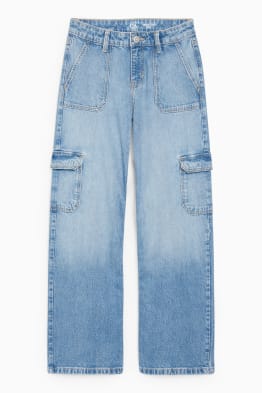 Jeans a gamba ampia - LYCRA®