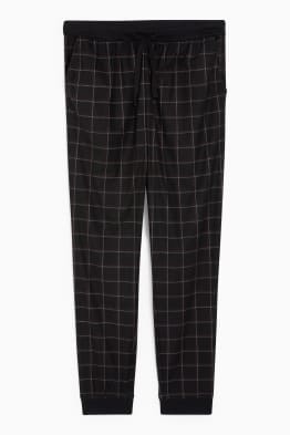 Pyžamové kalhoty - kostkované