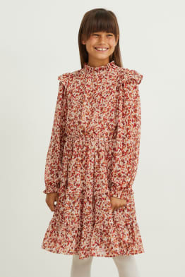 Chiffon dress - patterned