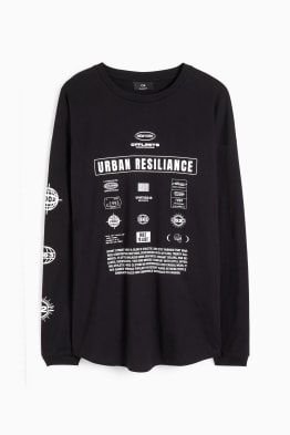 Camisetas manga larga hombre c&a sales